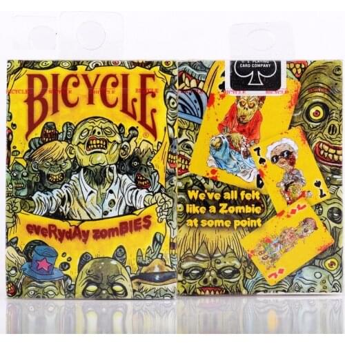 1 Deck Bicycle Everyday Zombie Playing Cards USPCC Magic Cards Poker Size Close Up Stage Magic Tricks for Professional Magician