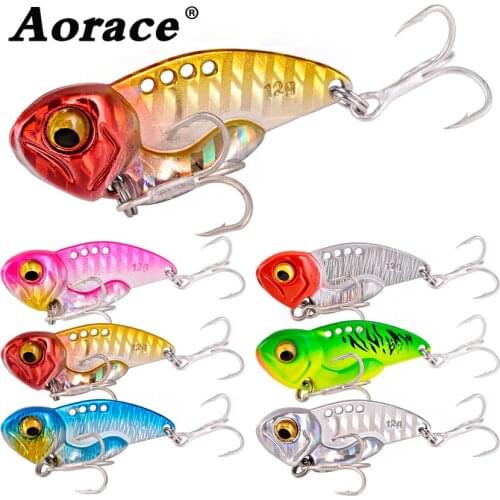 1PCS Metal Vib Blade Fishing Lure 5g 7g 10g 12g 14g Sinking Vibration Baits Artificial 3D Eyes Vibe for Bass Pike Perch