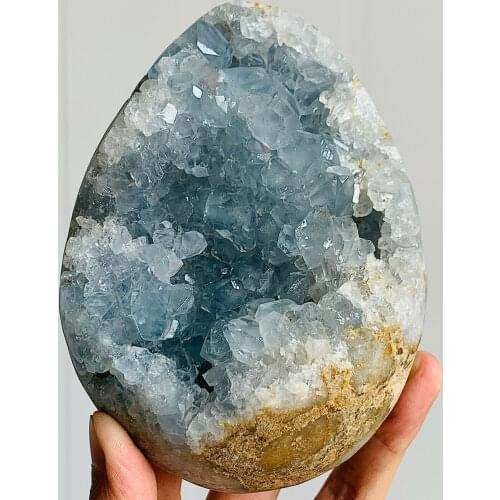 Natuurlijke Lapis Lazuli Crystal Cave Cluster Quartz Kristal Erts Sample Genezen