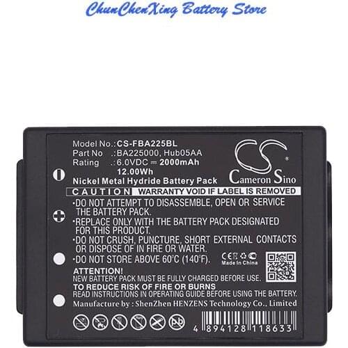 Cameron Sino 2000mAh Battery BA205000 for HBC Linus 6, Radiomatic Eco, Spectrum 1, Spectrum 2, Spectrum A, Spectrum B, Technos
