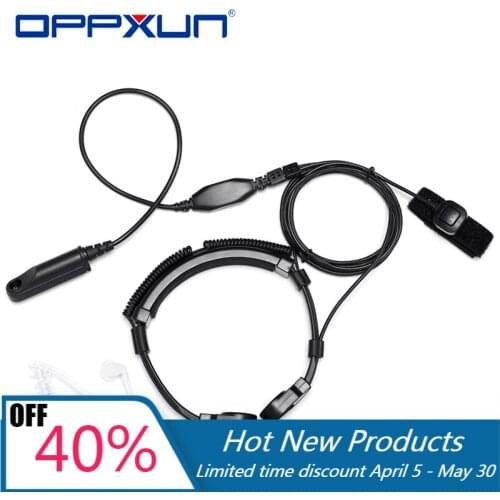 Hot Radio Baofeng UV-9R Plus BF-9700 BF-A58 Telescopic Throat Vibration Mic Earpiece Headset for UV-XR UV9R GT-3WP Walkie Talkie