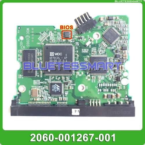 HDD PCB logic board 2060-001267-001 REV A for WD 3.5 SATA hard drive repair data recovery WD1600JD WD2000JD WD2500JD