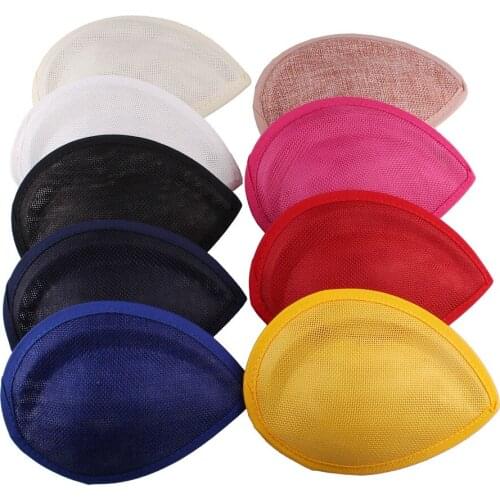 Teardrop Fascinators Bases 16*11 CM SIZE For Women Wedding Occasion Fascinators DIY Hair Accessories Multiple Colors 1Pcs/Lot