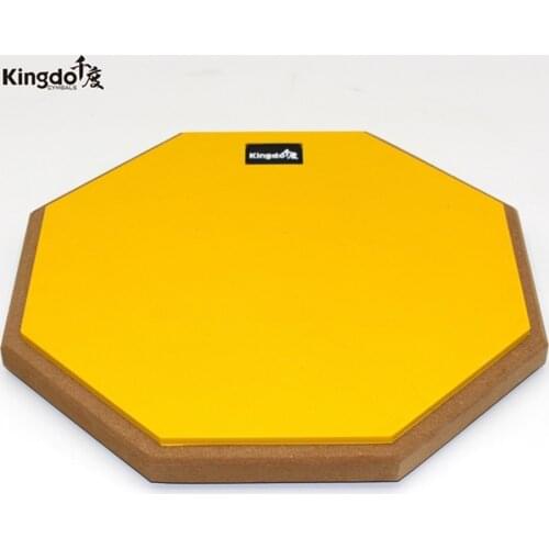 Kingdo cheapest rubber practice drum 12" mute drum silence sound dumb drum