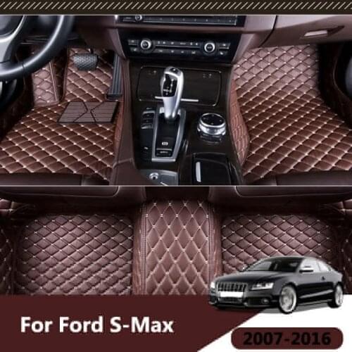 For Ford S-Max Smax S Max 2016 2015 2014 2013 2012 2011 2010 2009 2008 2007 (7 seats) Car Floor Mats Custom Rugs Auto Parts