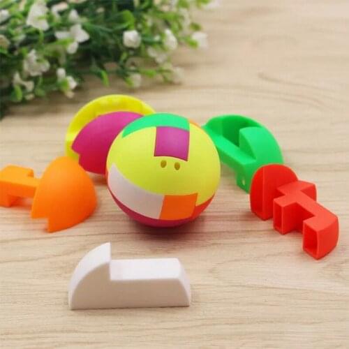 Ball Puzzle Assembling Ball Education Toy Children Gift Creative Plastic Mini Multi-color Ball Puzzle Toy Baby Kids Promotion