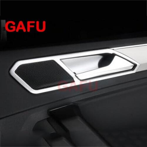 For VW Tiguan mk2 2017 2018 Car Door Handle Bowl Covers ABS Chrome Trim Chromium Styling Interior Decoration car Accessories