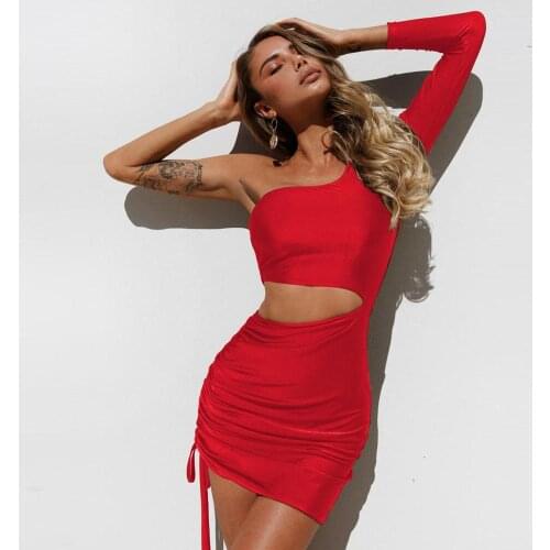 New Autumn Women Sexy Backless Personality Strapless High Quality Black White Red Hollow Beach Dress