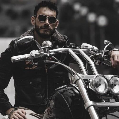 P PALALEATHER Men's Leather Jackets