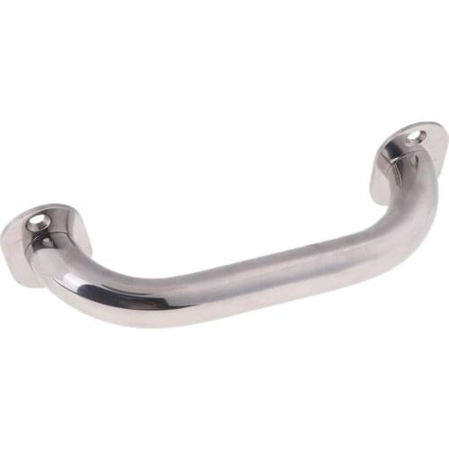 Polished Boat Transom Handle Stainless Steel Grab Handle 9.4 Inch