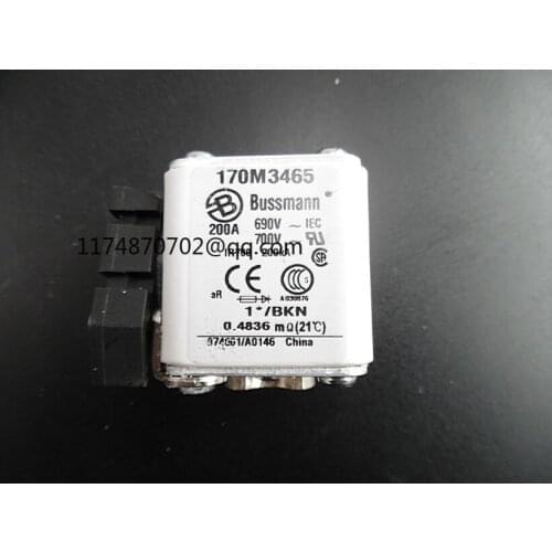 Fuses: 170M3464 160A 690V / 170M3465 200A / 170M3466 250A / 170M3467 315A 690V aR