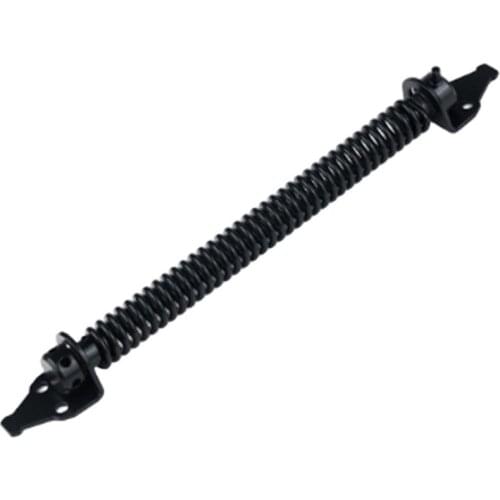 Self Closing Fence Spring Heavy Duty Hardware Door Adjustable Tension Use with Gate Latch Hinges Screws Include Black