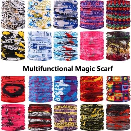 Outdoor Sports Bicycle Scarf Neckerchief Riding Cycling Face Mask Cover Bike Sun-proof Handkerchief Headband Bandanas