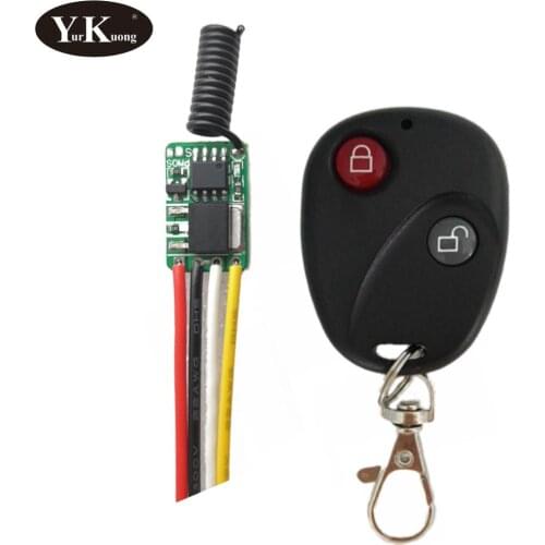 TTL 2A Remote Control Switch Module 3.6V3.7V4.2V5V6V7.4V9V12V Mini Size Power Saving Low power consumption RF Wireless Switch