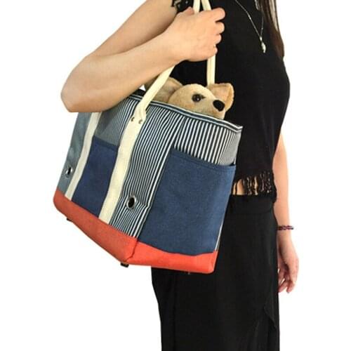 Outdoor Dog Bag Pet Carrier Cat Handbag Slings Pouch Small Dogs Single Shoulder Bags Snacks Front Mesh Oxford Puppy Suppliers