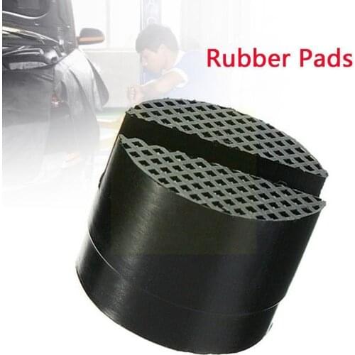 Universal Car Jack Adapter Rubber Pad Slotted Frame Lift Floor Rail Stand Tools Related Vehicle Holder Auto Repair Maintena
