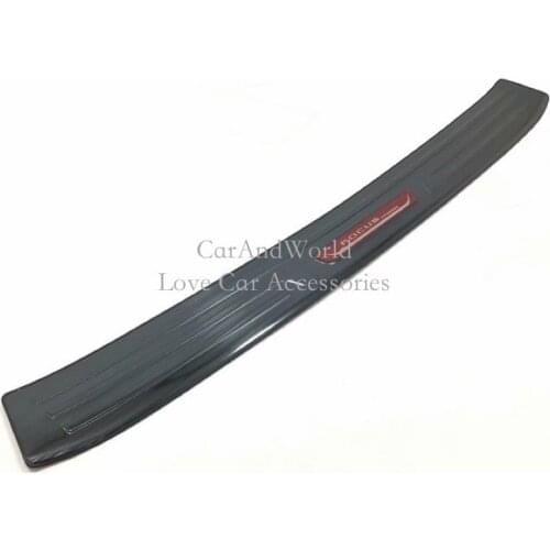 Stainless Steel Rear Bumper Protector Tail Door Sill Guard Pedal Cover Trims For 2019 Ford Focus 4 MK4 Sedan Car Accessories