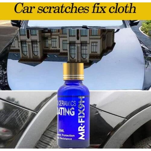 30ML 9H Car Liquid Ceramic Coat Super Hydrophobic Glass Nano Coating Auto Scratch Removal Polish Kit Car Wash Maintenance TSLM1