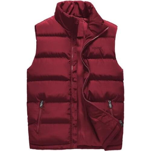 2020 Vest Men New Stylish Autumn Warm Sleeveless Jacket Men Winter Waistcoat Mens Vest Fashion Casual Coats Mens Plus Size