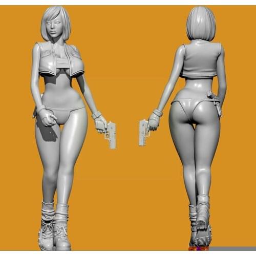 1/35 Resin Kits X Detective Beauty Resin Soldier Self-assembled 201989 G9F9