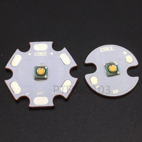1pcs Power Original CREE 10w XPE Warm White 20mm Copper Base LED Chip Lamp Light For LED Flashlight Torch Light