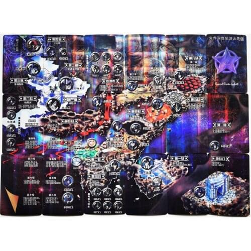 18pcs/set Saint Seiya Underworld Map 18in1 Hobby Collectibles Game Anime Collection Cards