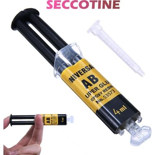 4ml Epoxy Resin AB Super Glue Strong Adhesive Liquid Glue For Repair Metal Plastic Wood Glass Ceramics Home Tools