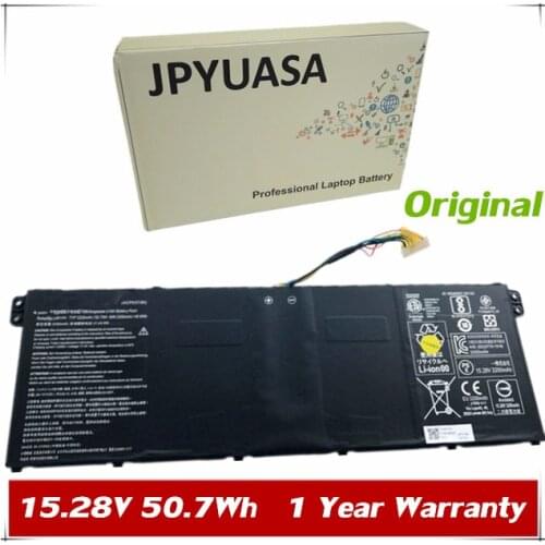 7XINbox 15.28V 50.7wh 3320mAh Original AC14B7K Laptop Battery For Acer AC14B7K 41CP5/57/80 Series Tablet