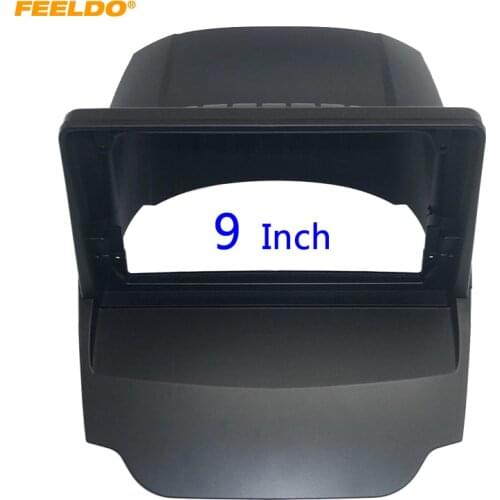 FEELDO Car Audio Radio 2DIN Fascia Frame Adapter For Ford Ecosport 9" Big Screen DVD Player Dash Fitting Panel Frame Kit #HQ6528