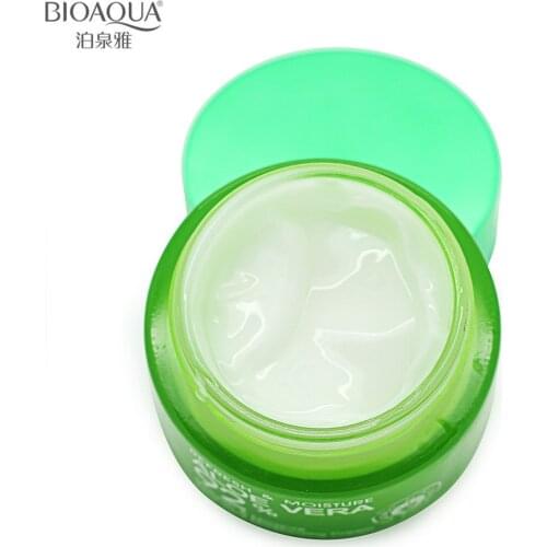 BIOAQUA Aloe Vera Gel Essence Face Cream Moisturizing Snail Whitening Cream Acne Scar Removal Cream Korean Cosmetics Skin Care