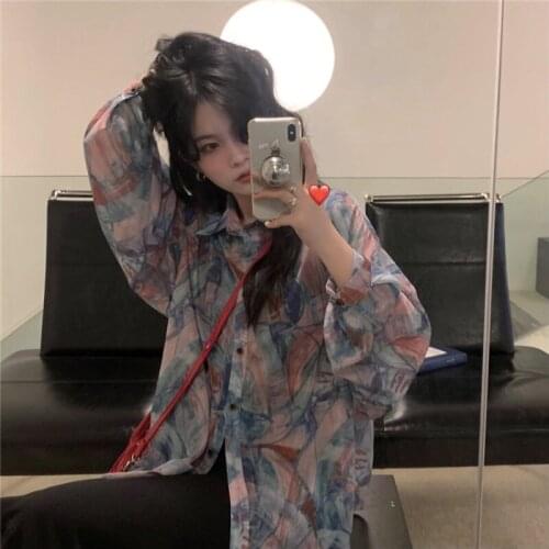 Cheap wholesale 2021 spring summer autumn new fashion casual ladies work women Blouse woman overshirt female OL At3913M