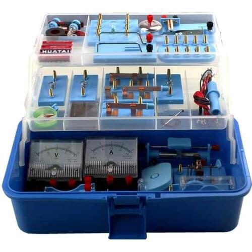 Junior middle school Physical test equipment kit Electrical magnetic science experiment box