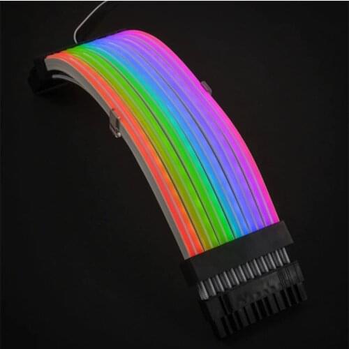 LIANLI STRIMER PLUS ADDRESSABLE 24 PIN MOTHERBOARD CABLE 8PIN GPU EXTENSION Triple 8P Support +5V 3PIN MB Control