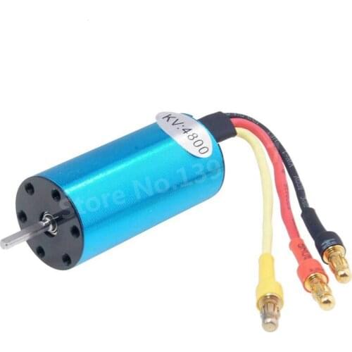 Powerful Brushless Kit 2040 Brushless Motor 4800KV For 1/18 Scale Models Electric Monster Truck Hobbico Dromida BX/MT/SC4.18