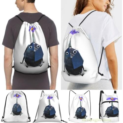 Rock Pikmin Women Purpose Drawstring Backpack Bags Men Outdoor Travel Backpacks For Gym Training Swimming Fitness Bag