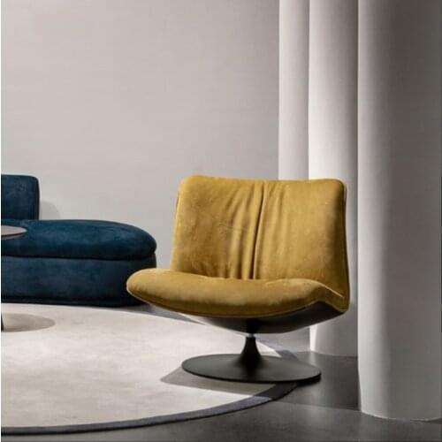 Soft bag single sofa chair minimalist living room casual small sofa lazy lounge chair