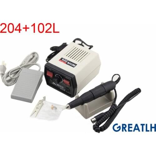 New 220v Strong 204 102L HANDPIECE Electric Dental Micromotor Dental Lab Marathon polishing jewelry tools