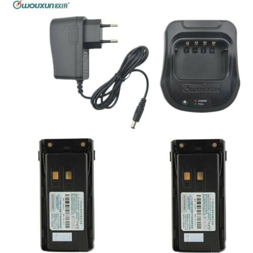 Origianll Wouxun KG-D901 7.4V 2000mAh Li-ion Battery + Rapid AC Charger for KG-UV9D KG-UV9DPLUS KGUV9DPLUS KGUV9D KG9D Radio