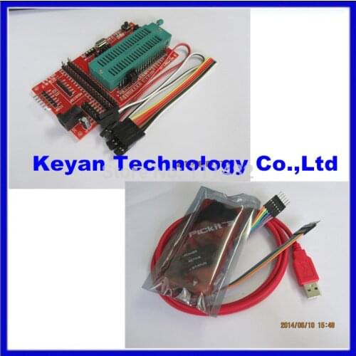 Pickit3 Programming / emulator + PIC microcontroller / minimum system board / development board / universal programmer seat