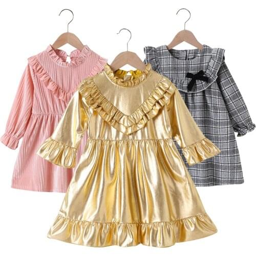 Baby Girls Dresses Clothes Kids Cotton Ruffle Dress Lace a Line Children Clothing Toddler Girl Dress Princess Costume 1-6Y