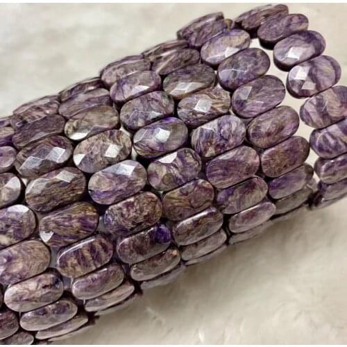 Natural charoite stone beads bracelet natural stone bangle DIY jewelry bracelet for woman for gift wholesale