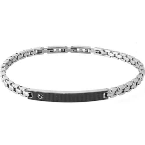 Runda Fashion Stainless Steel Bracelet for Men Anchor Jewellery