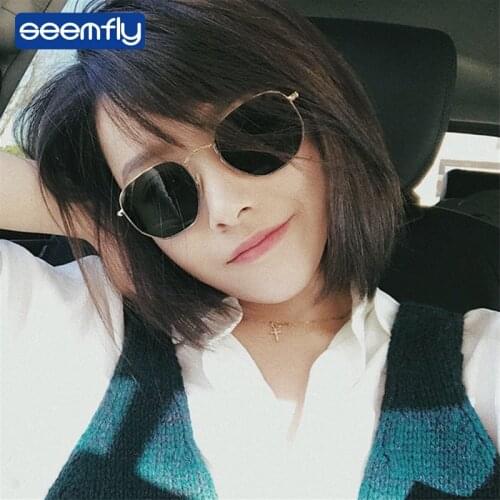 Seemfly Fashion Irregularn Sunglasses Brand Designer Vintage Street Snap Sun Glasses UV400 Male Female Sexy Sunshades For Women