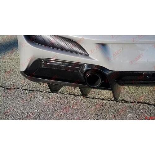 Z-ART F8 carbon fiber rear diffuser for F8 carbon fiber rear lip for F8 spider carbon fiber rear chin rear low spoiler