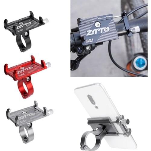 1 Pcs Aluminum Alloy Motorcycle Mobile Phone Seat Navigation Anti-shake For 31.8/25.4/22.2mm Handlebar Moto 360 Degree Rotation