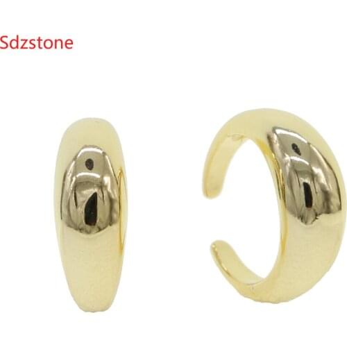 Gold Color Statement Dome Ring For Women Big Large Open Adjustable Size Finger Ring Chunky Dome Wide Ring Jewelry New Hot