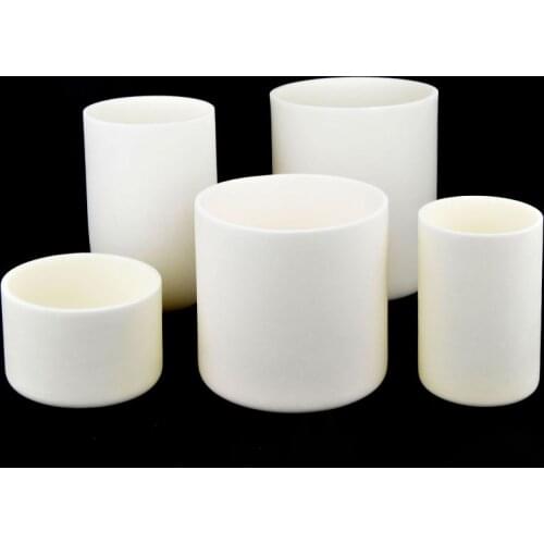 1pc 99% alumina crucible Corundum cylindrical crucible High temperature resistance 1600 degrees Capacity of 5ml to 1000ml