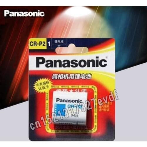 1pack New Original Panasonic CR-P2 6V 2CP4306 1300mah Lithium Battery Camera Battery Faucet Sensing