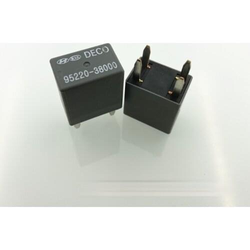 2PCS For Hyundai Kia Cerato Headlight Relay 95220-38000 4 PIN 12VDC