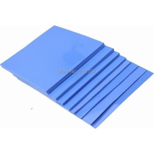 20pcs 100x100x1.5mm Blue Conduction Heatsink Thermal Compounds Thermal Pads Pad